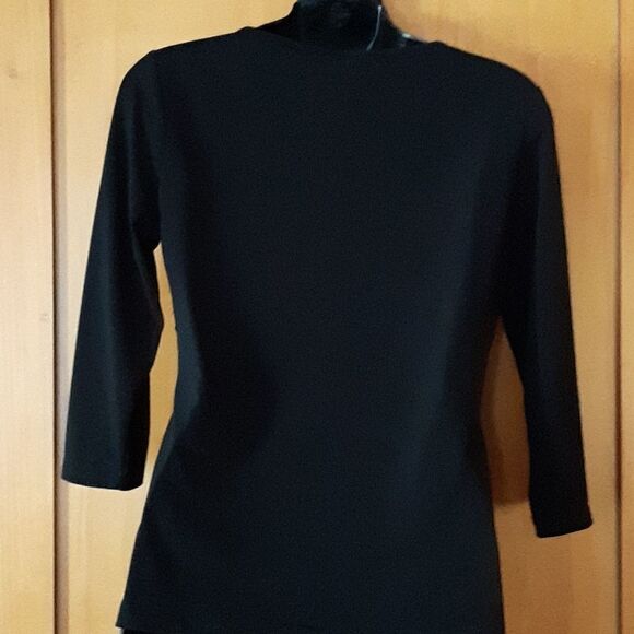 New York & Company Stretch Black Top  Size S - Picture 6 of 14